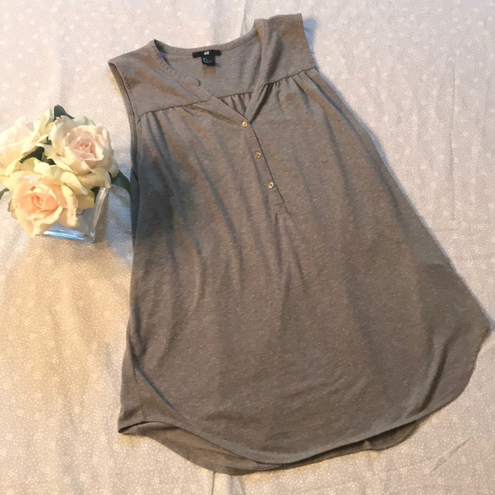 H&m tunic olive green 3 buttons